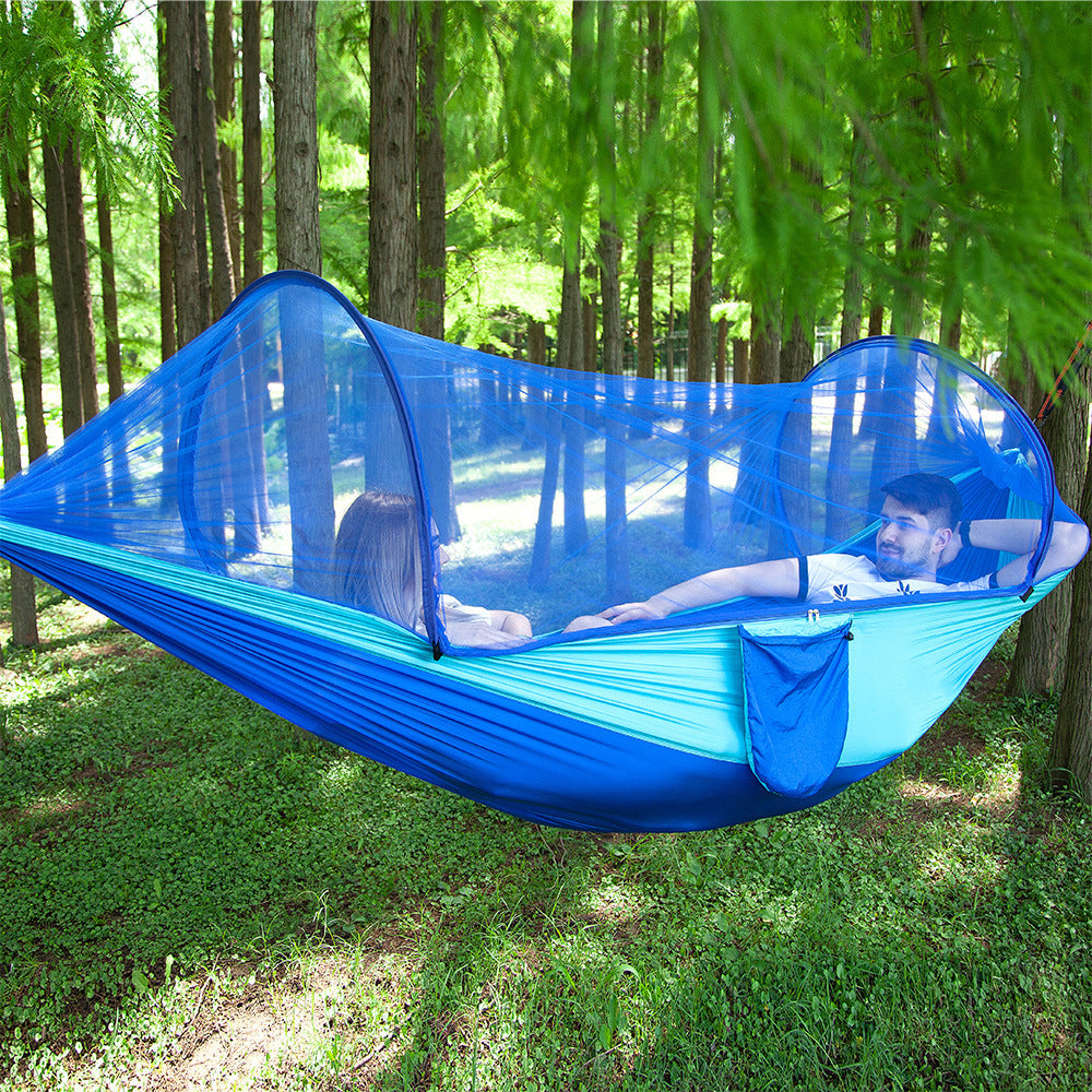 Automatic Fully Quick Opening Hammock With Net