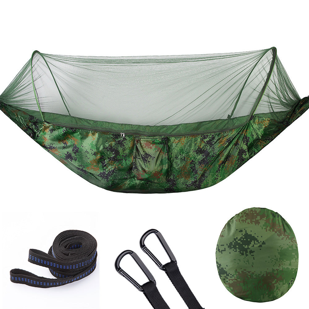 Automatic Fully Quick Opening Hammock With Net