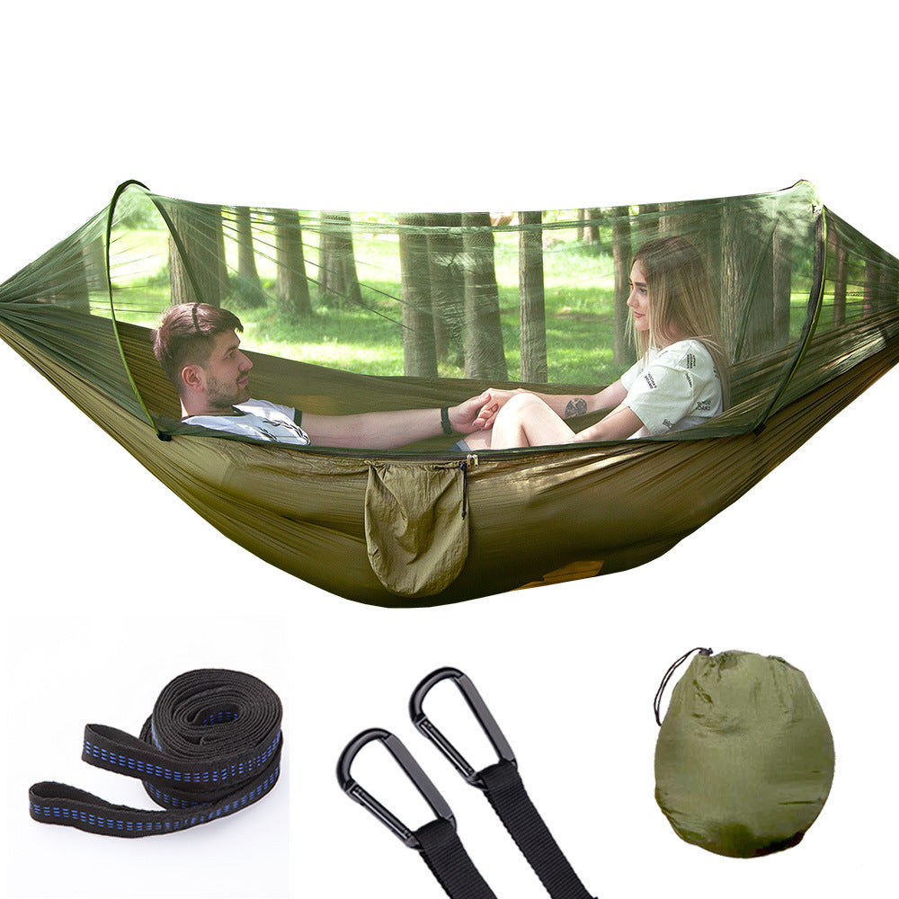 Automatic Fully Quick Opening Hammock With Net